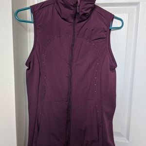 Lululemon Burgundy Vest Size 4